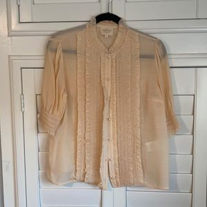 Silk blouse like new.